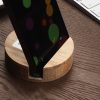 Drewniana podstawka pod telefon P065251J 3 Drewniana podstawka pod telefon P065251J