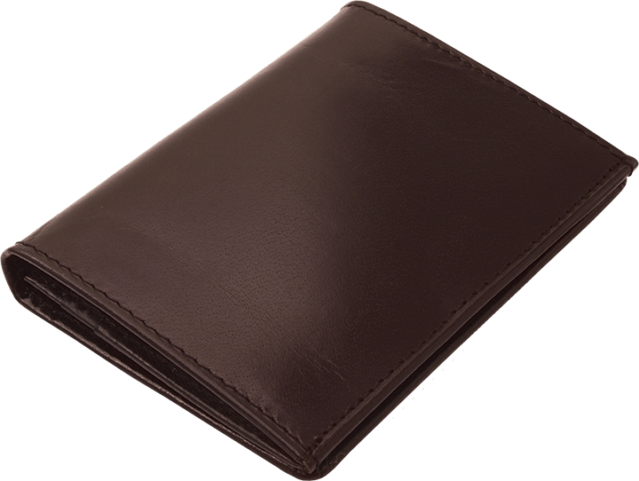 Etui na wizytówki P049952J brązowy