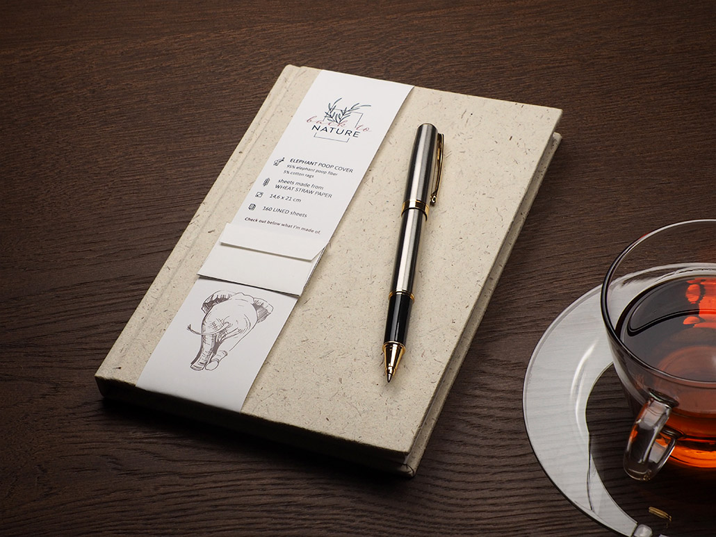 Notes Eko z odchodów słonia P083934J