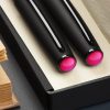 Zestaw piór z Agatem Magenta P109653J