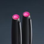 Zestaw piór z Agatem Magenta P109653J 
