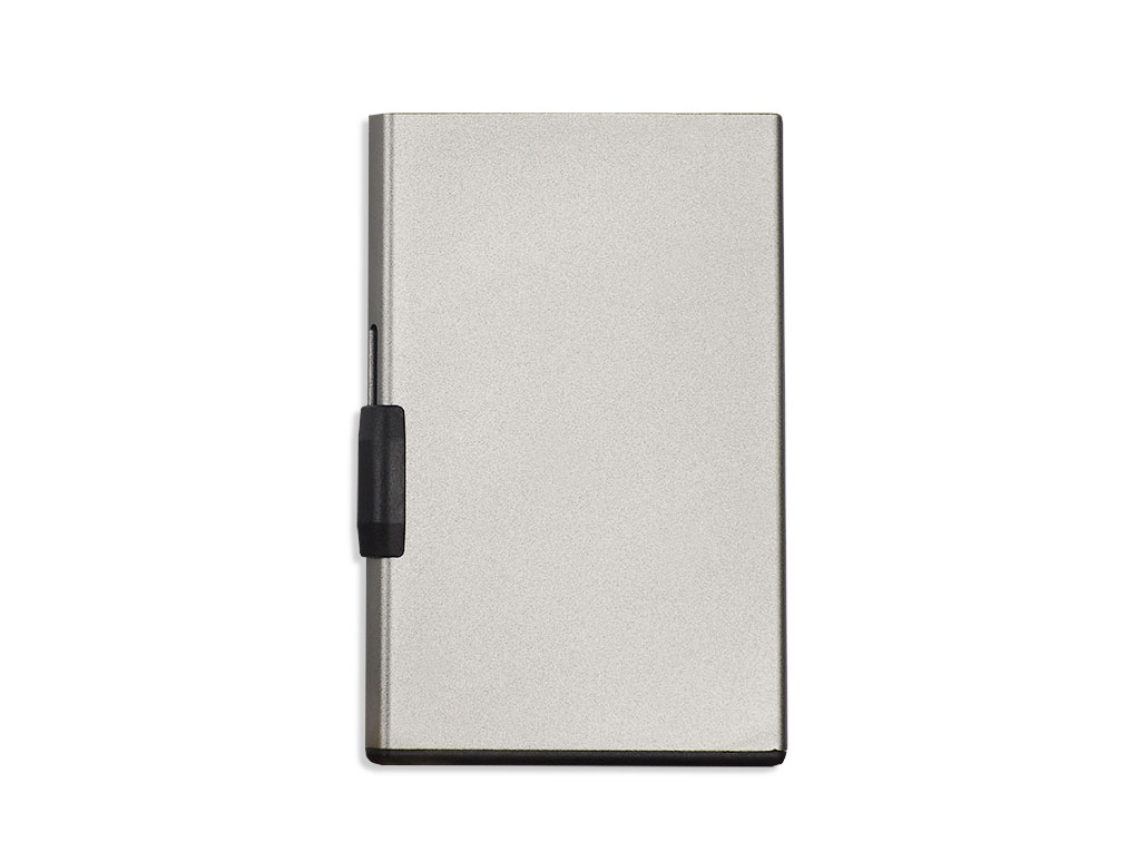 Magnetyczne etui na karty kredytowe RFID P146850J szary / ciemny