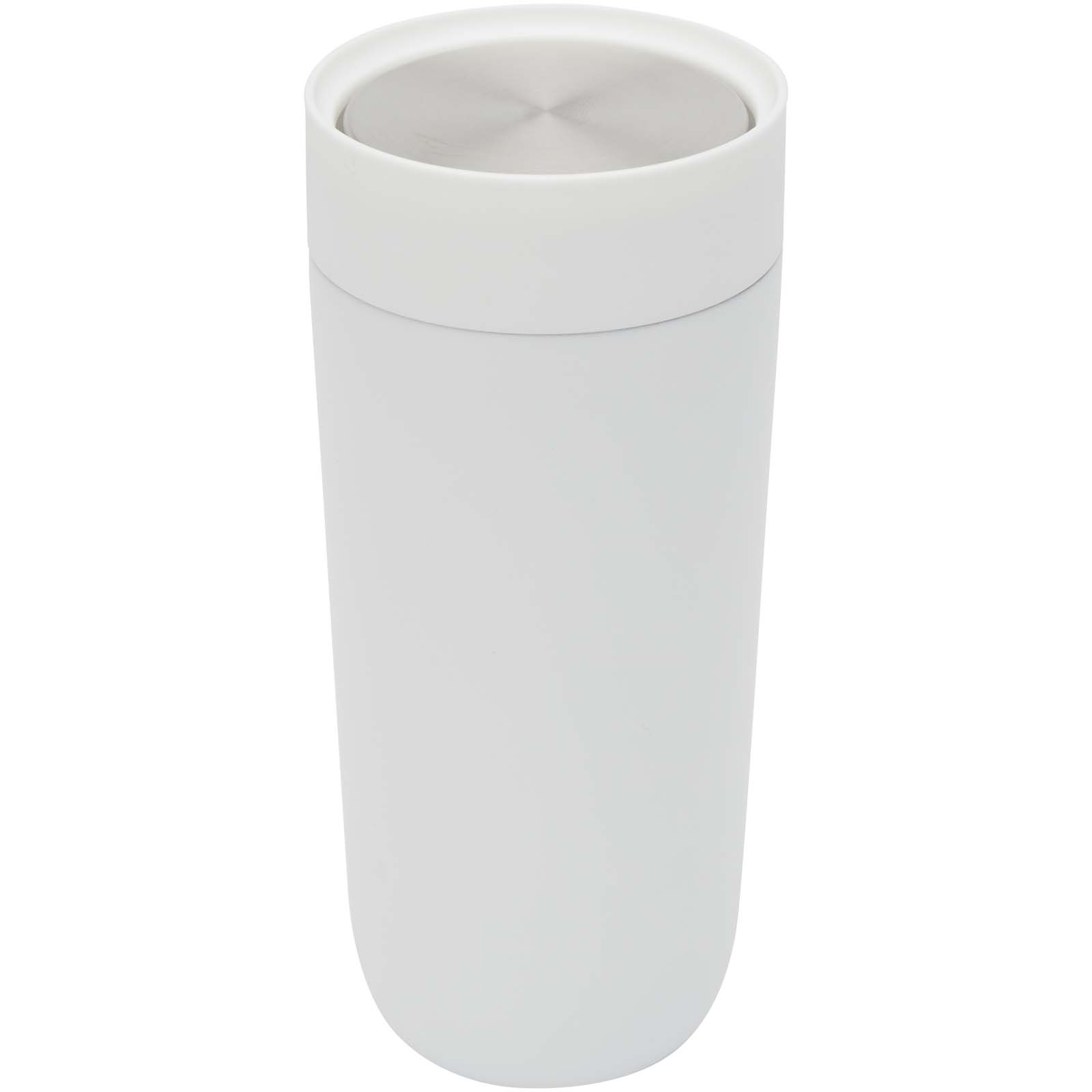 Camden kubek o pojemności 350 ml ze stali nierdzewnej z certyfikatem RCS z ceramiczną wyściółką P099934C biały