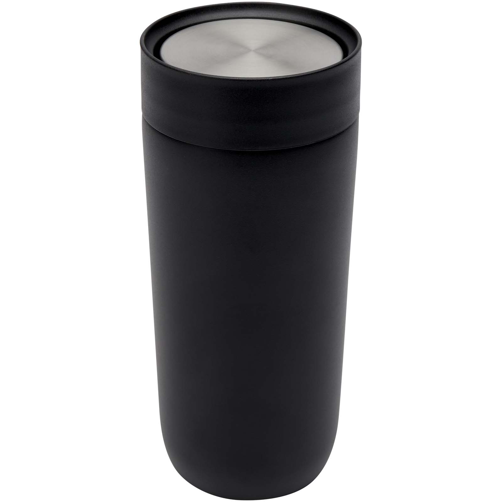 Camden kubek o pojemności 350 ml ze stali nierdzewnej z certyfikatem RCS z ceramiczną wyściółką P099934C czarny