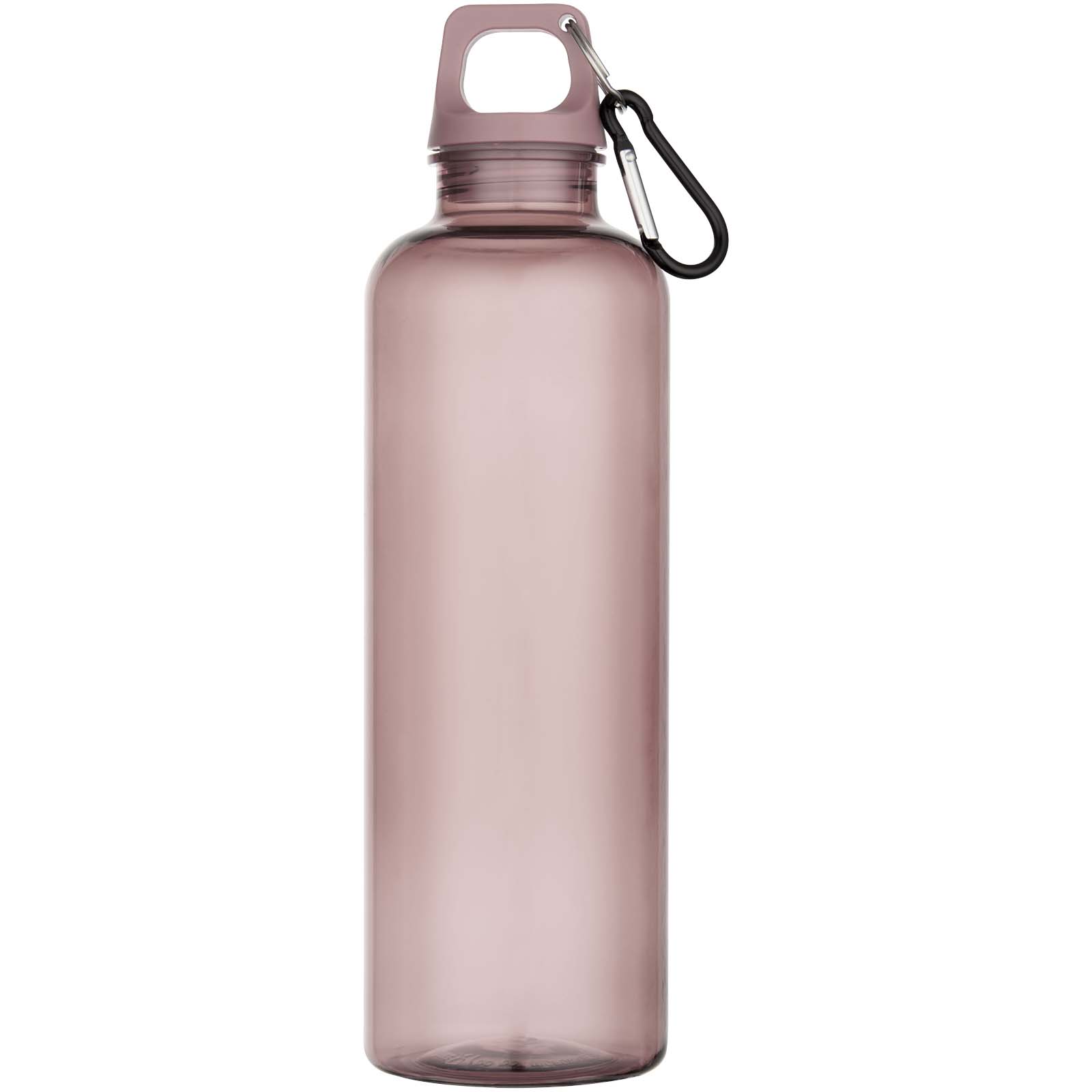 Oregon butelka na wodę o pojemności 750 ml z karabińczykiem wykonana z tworzyw sztucznych pochodzących z recyklingu z certyfi P148580C przygaszony róż