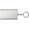 Arcturus powerbank o pojemności 2000 mAh z recyklingowanego aluminium z brelokiem P156900C
