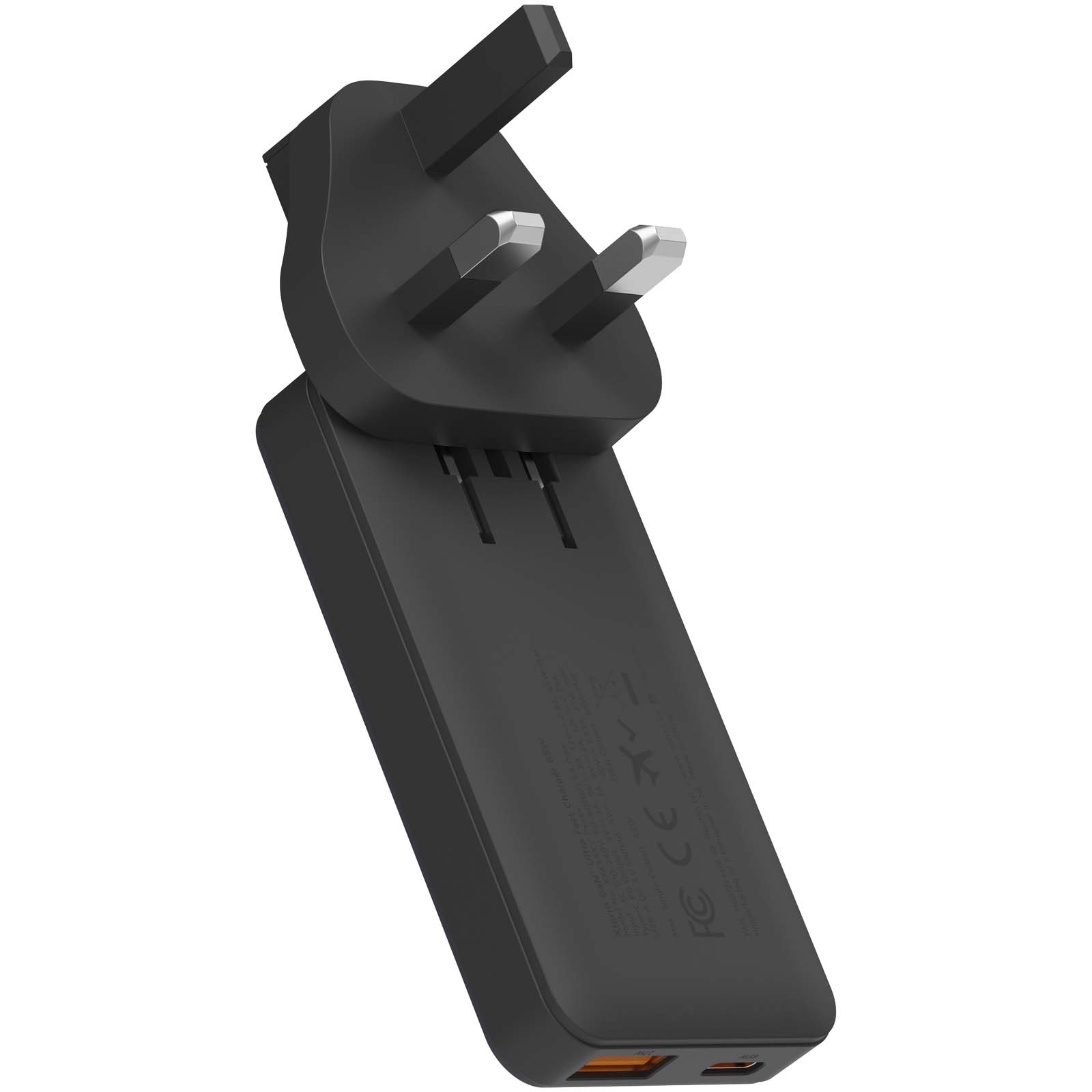 Xtorm szybka ładowarka podróżna o mocy 65 W z kablem i etui podróżnym P157685C