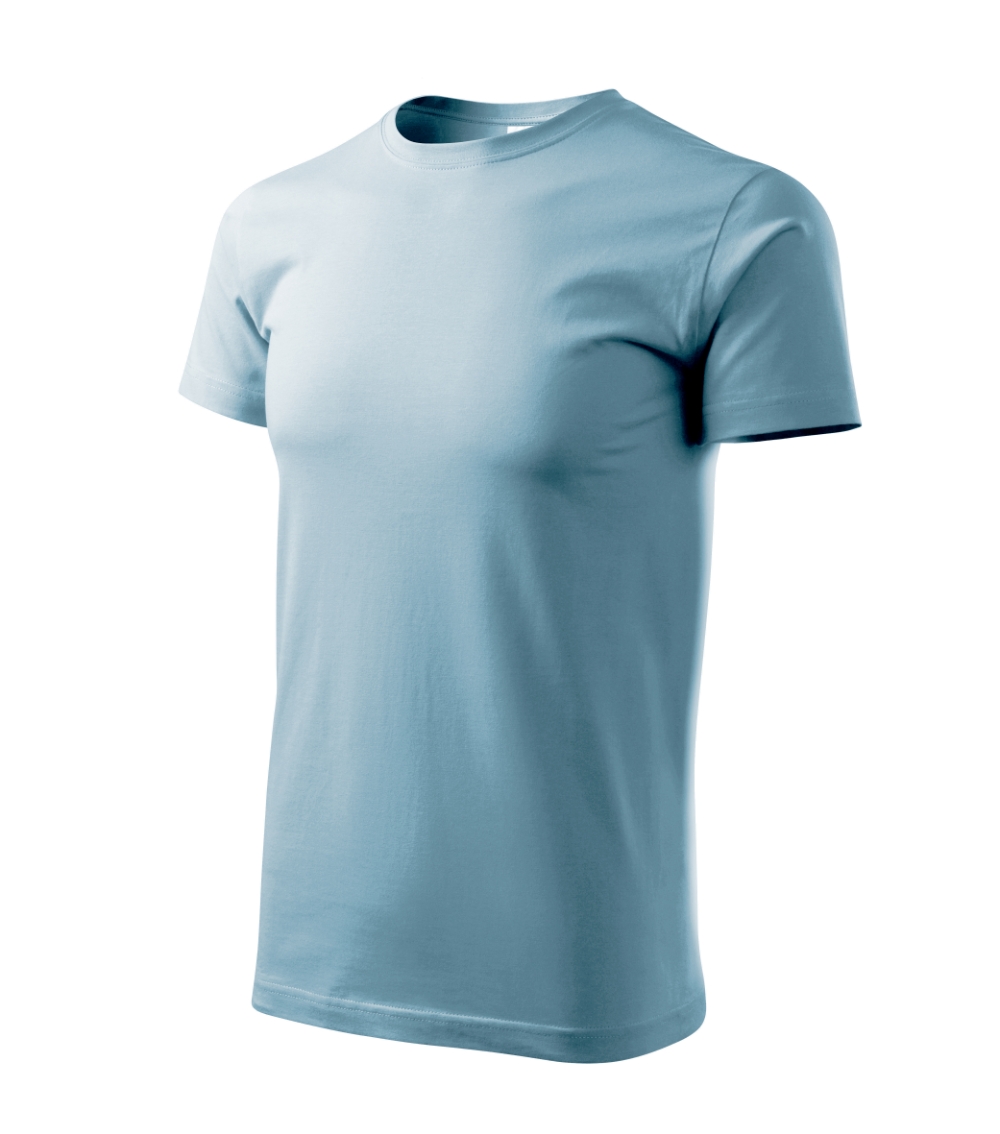 Koszulka męska Basic P020690F błękitny