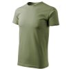 Koszulka męska Basic P020690F jasny khaki