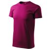 Koszulka męska Basic P020690F fuchsia red