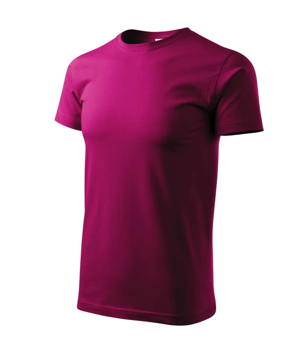 Koszulka męska Basic P020690F fuchsia red