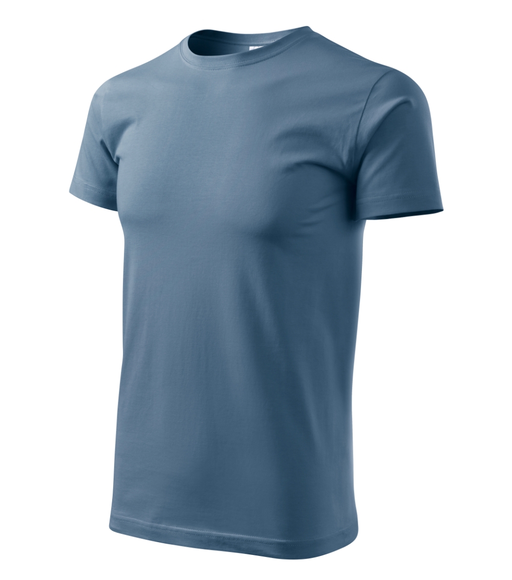 Koszulka męska Basic P020690F denim