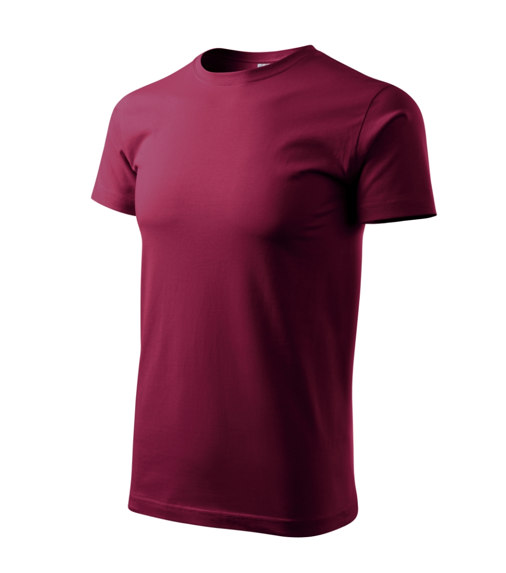 Koszulka męska Basic P020690F garnet