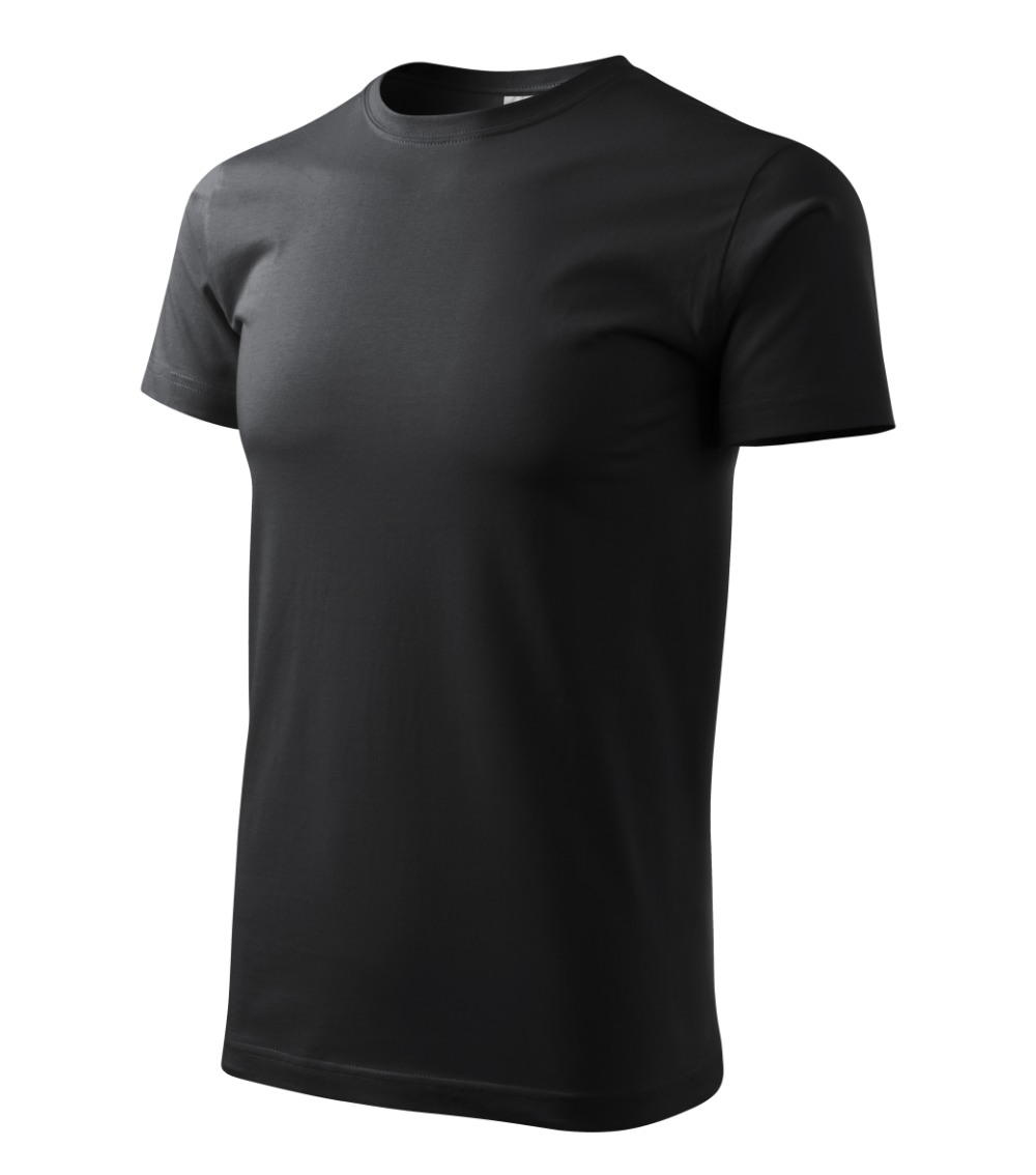 Koszulka męska Basic P020690F ebony gray