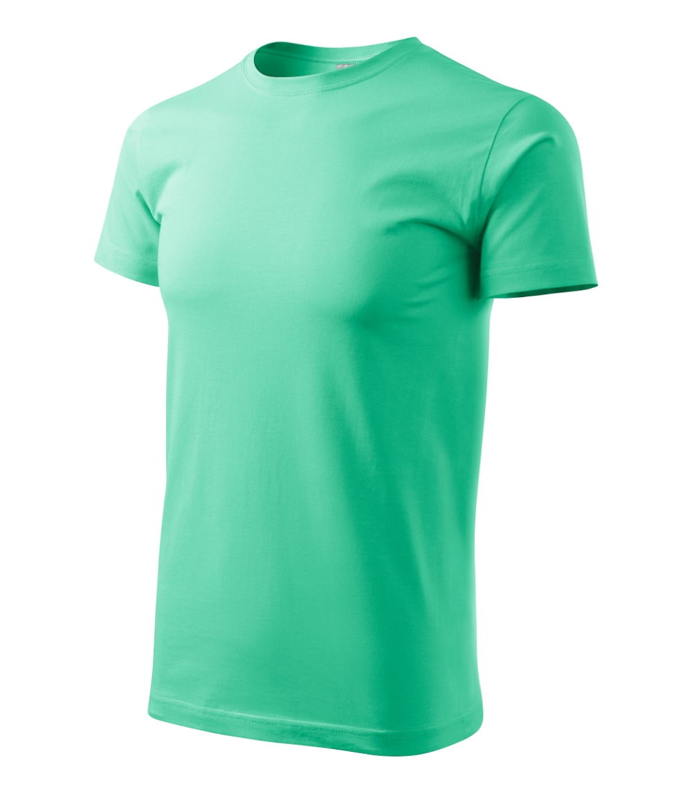 Koszulka męska Basic P020690F miętowy