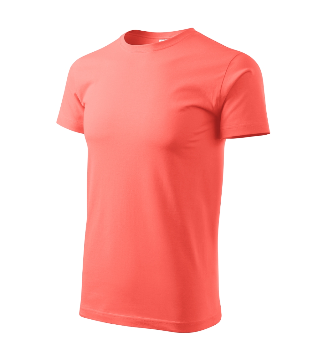 Koszulka męska Basic P020690F coral