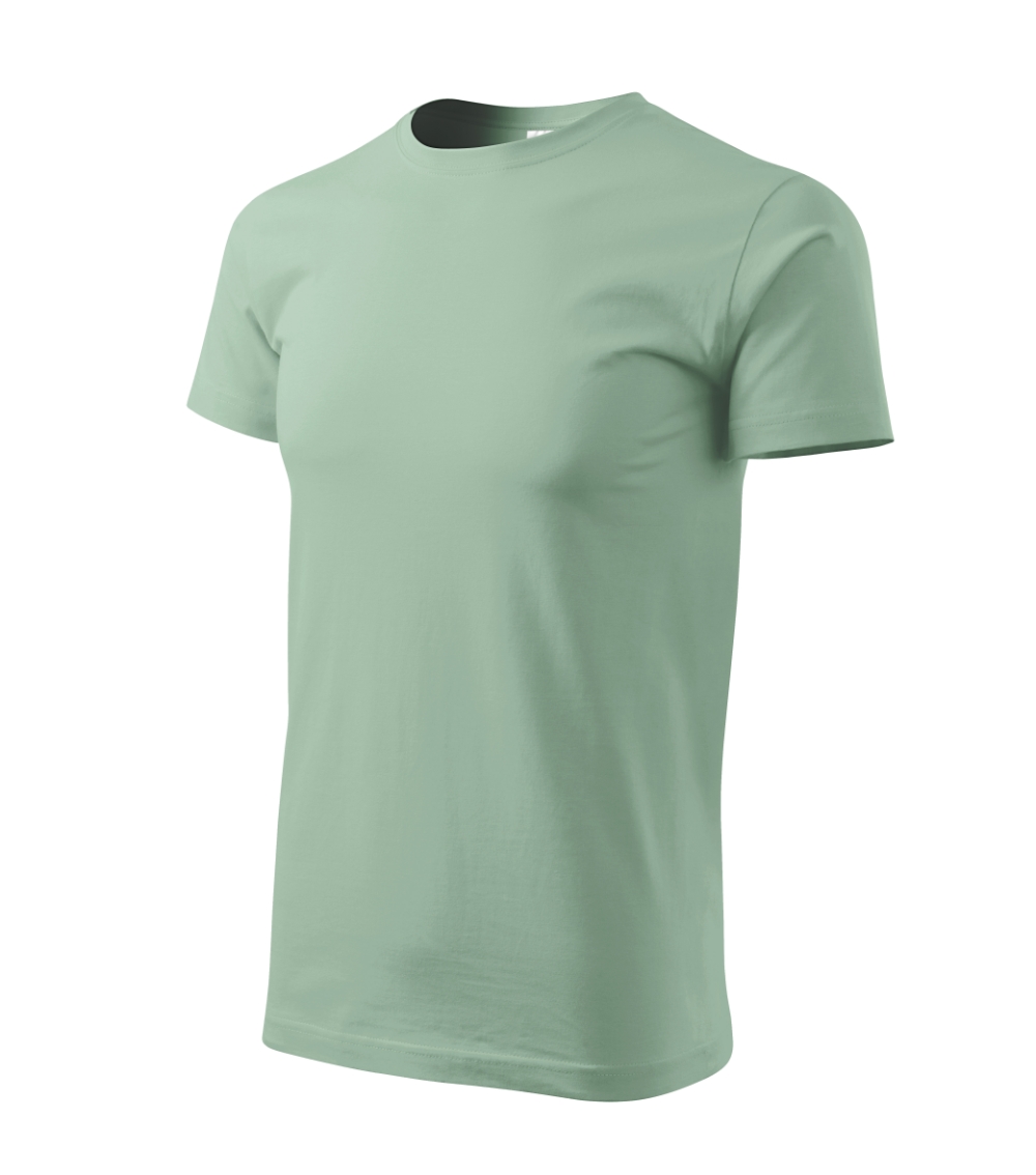 Koszulka męska Basic P020690F sage