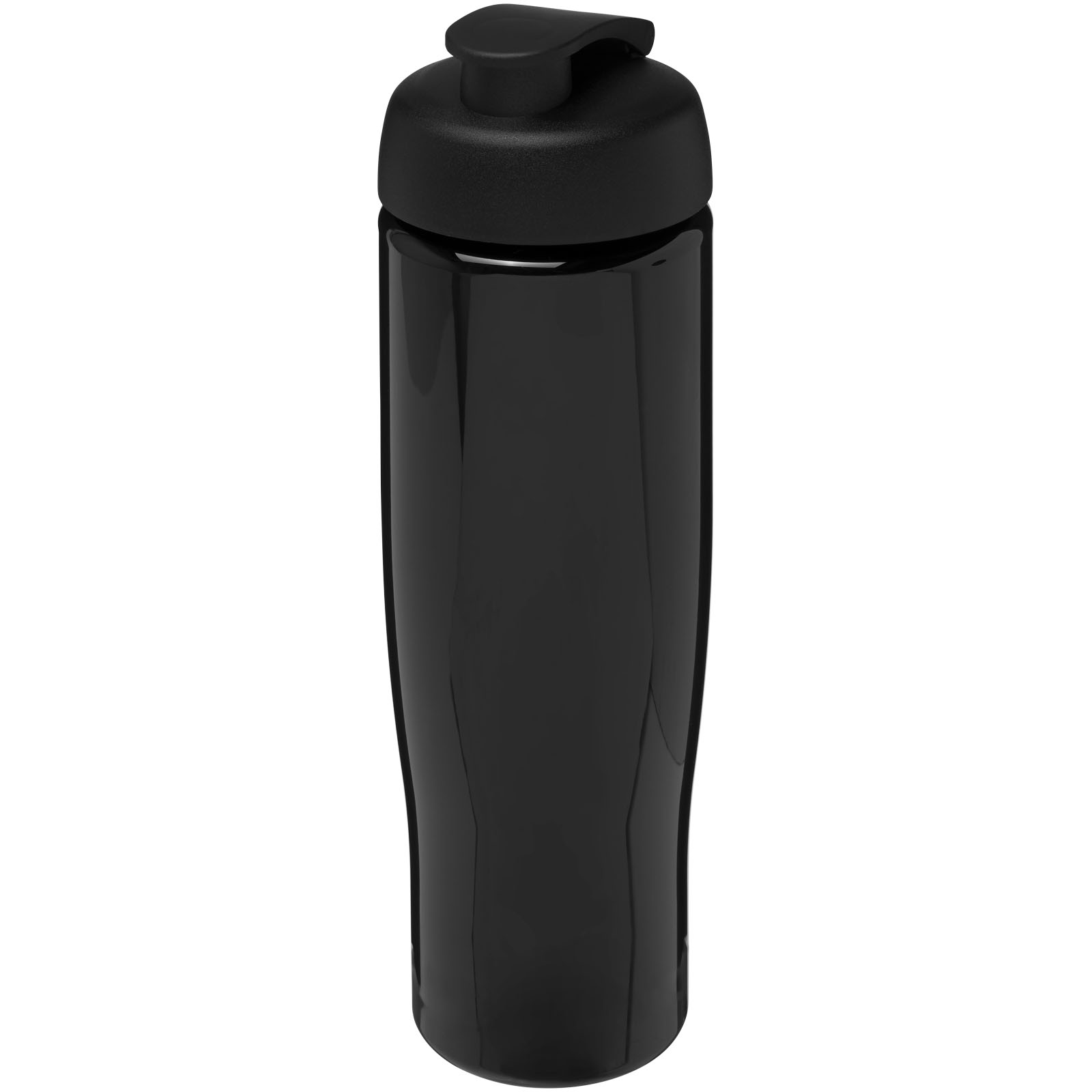 Bidon H2O Tempo® o pojemności 700 ml z wieczkiem zaciskowym P069127C czarny
