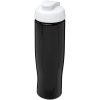 Bidon H2O Tempo® o pojemności 700 ml z wieczkiem zaciskowym P069127C czarny / biały