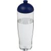 Bidon H2O Tempo® o pojemności 700 ml z wypukłym wieczkiem P069153C przezroczysty / niebieski