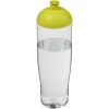 Bidon H2O Tempo® o pojemności 700 ml z wypukłym wieczkiem P069153C przezroczysty / limonka