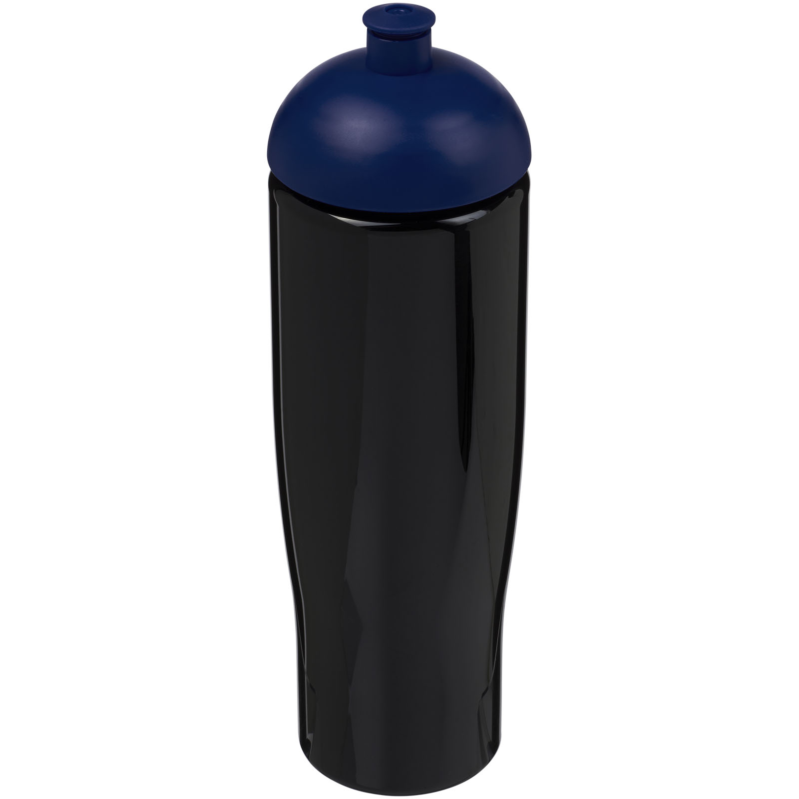 Bidon H2O Tempo® o pojemności 700 ml z wypukłym wieczkiem P069153C czarny / niebieski