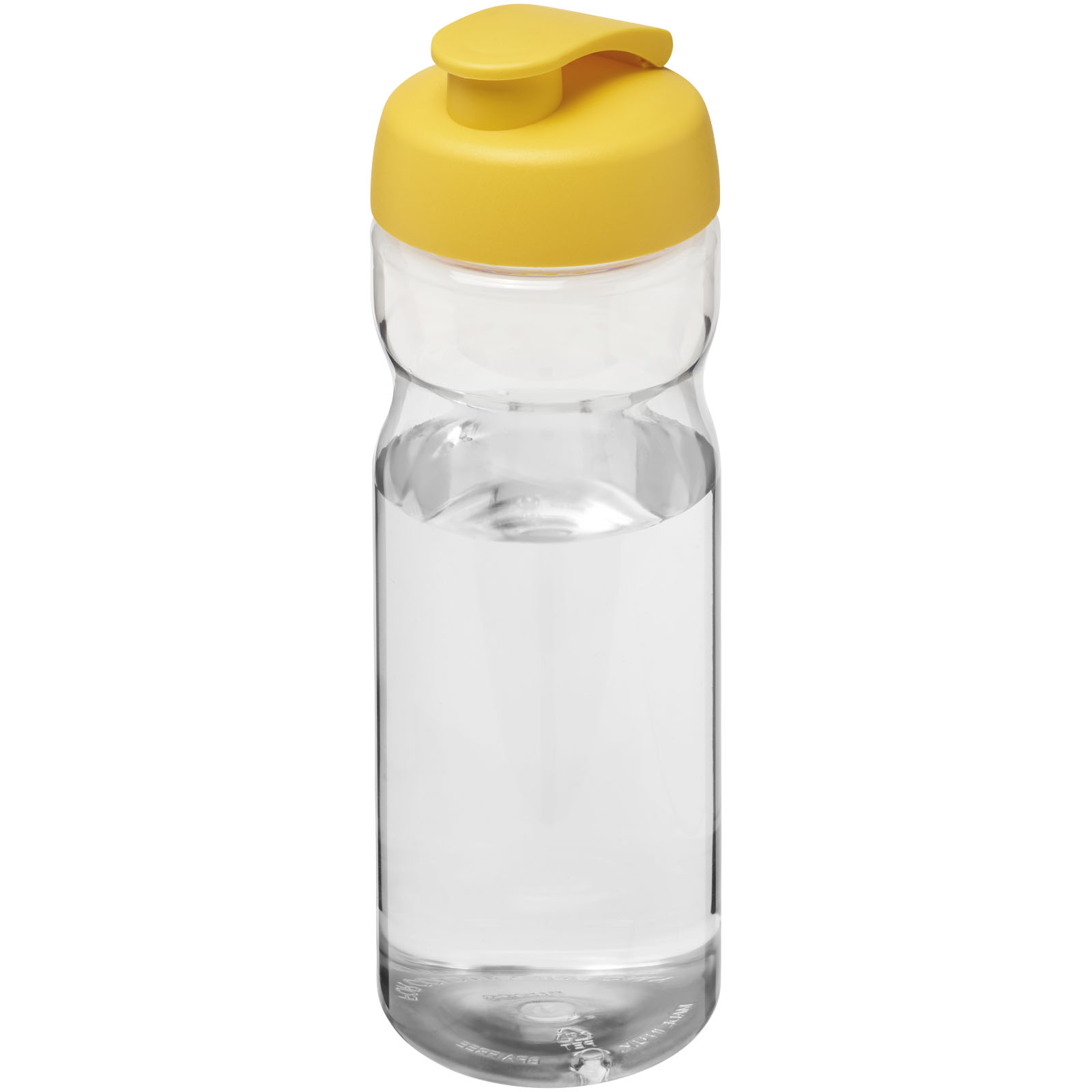 Bidon H2O Base® o pojemności 650 ml z wieczkiem zaciskowym P069202C przezroczysty / żółty