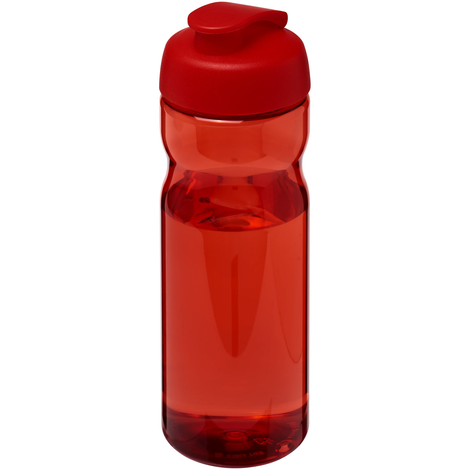 Bidon H2O Base® o pojemności 650 ml z wieczkiem zaciskowym P069202C czerwony