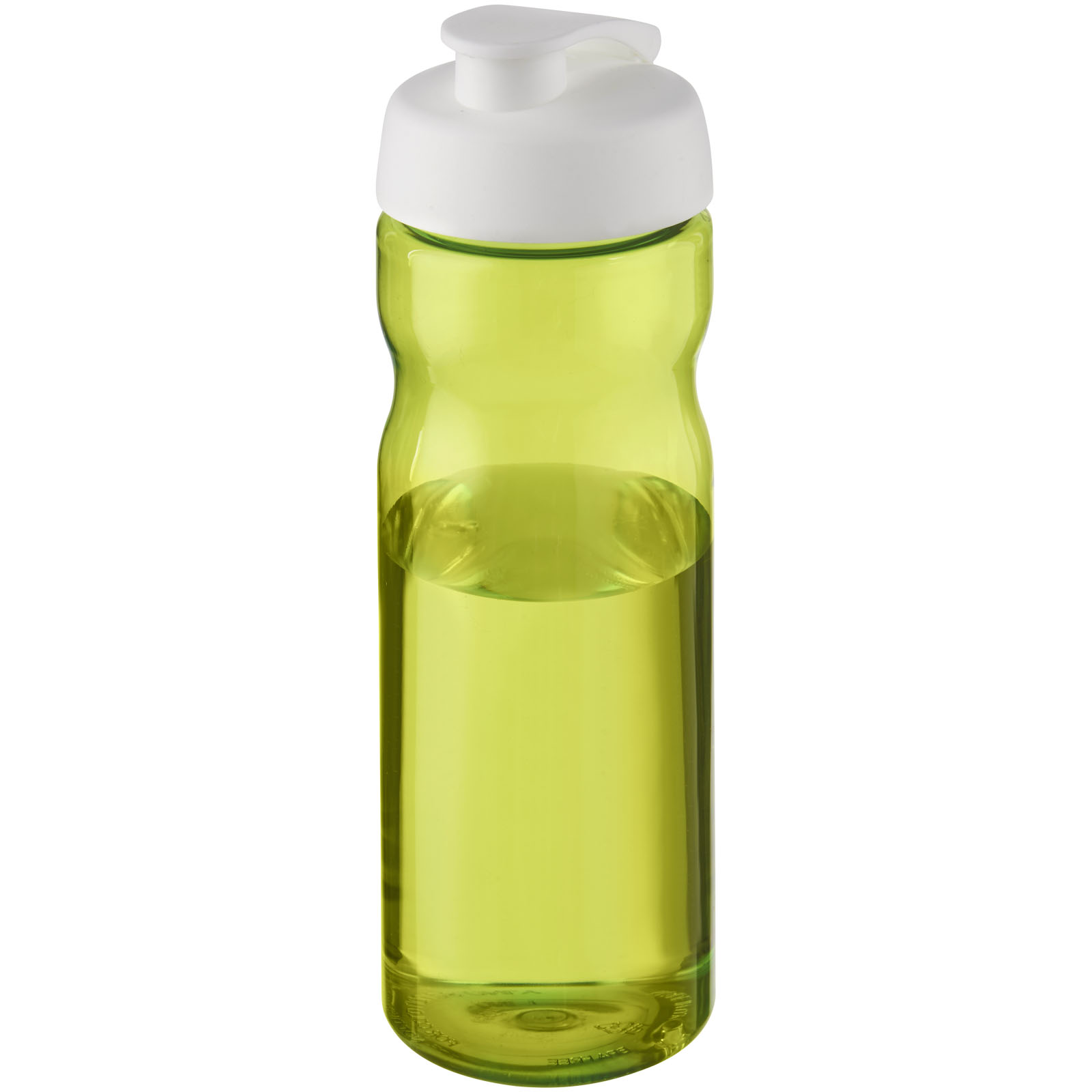 Bidon H2O Base® o pojemności 650 ml z wieczkiem zaciskowym P069202C limonka / biały