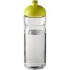Bidon H2O Base® o pojemności 650 ml z wypukłym wieczkiem P069240C przezroczysty / limonka