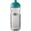 Bidon H2O Base® o pojemności 650 ml z wypukłym wieczkiem P069240C przezroczysty / błękitny