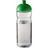 Bidon H2O Base® o pojemności 650 ml z wypukłym wieczkiem P069240C przezroczysty / zielony