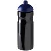 Bidon H2O Base® o pojemności 650 ml z wypukłym wieczkiem P069240C czarny / niebieski