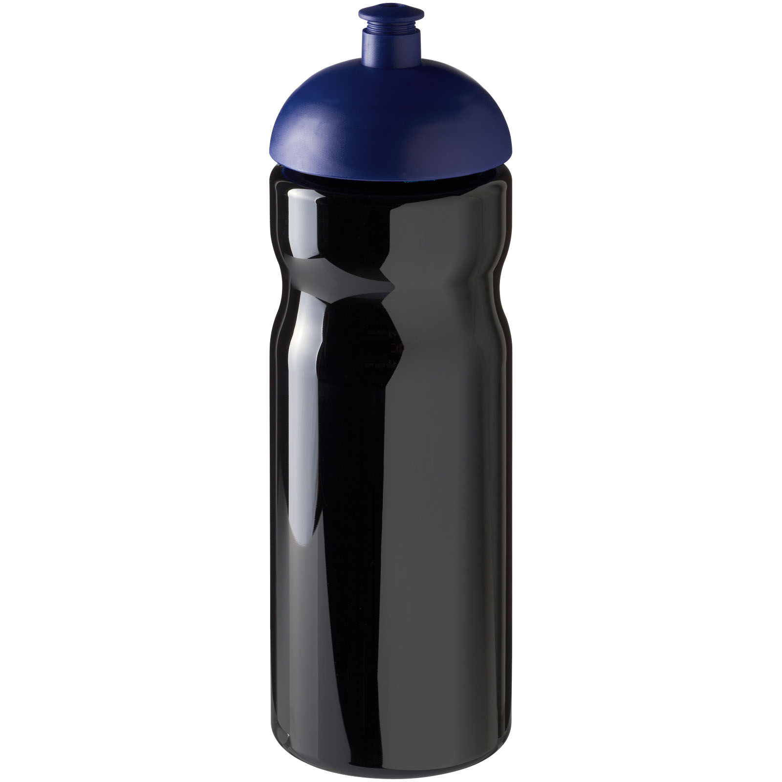 Bidon H2O Base® o pojemności 650 ml z wypukłym wieczkiem P069240C czarny / niebieski