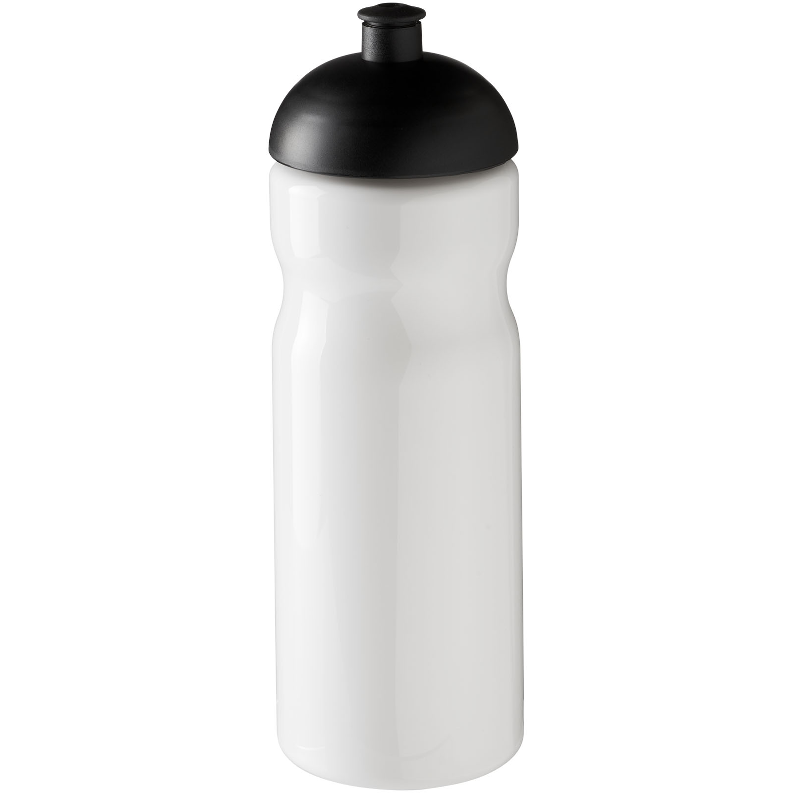 Bidon H2O Base® o pojemności 650 ml z wypukłym wieczkiem P069240C biały / czarny