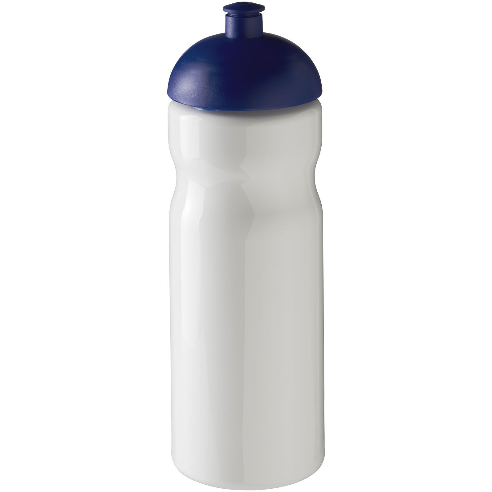 Bidon H2O Base® o pojemności 650 ml z wypukłym wieczkiem P069240C biały / niebieski