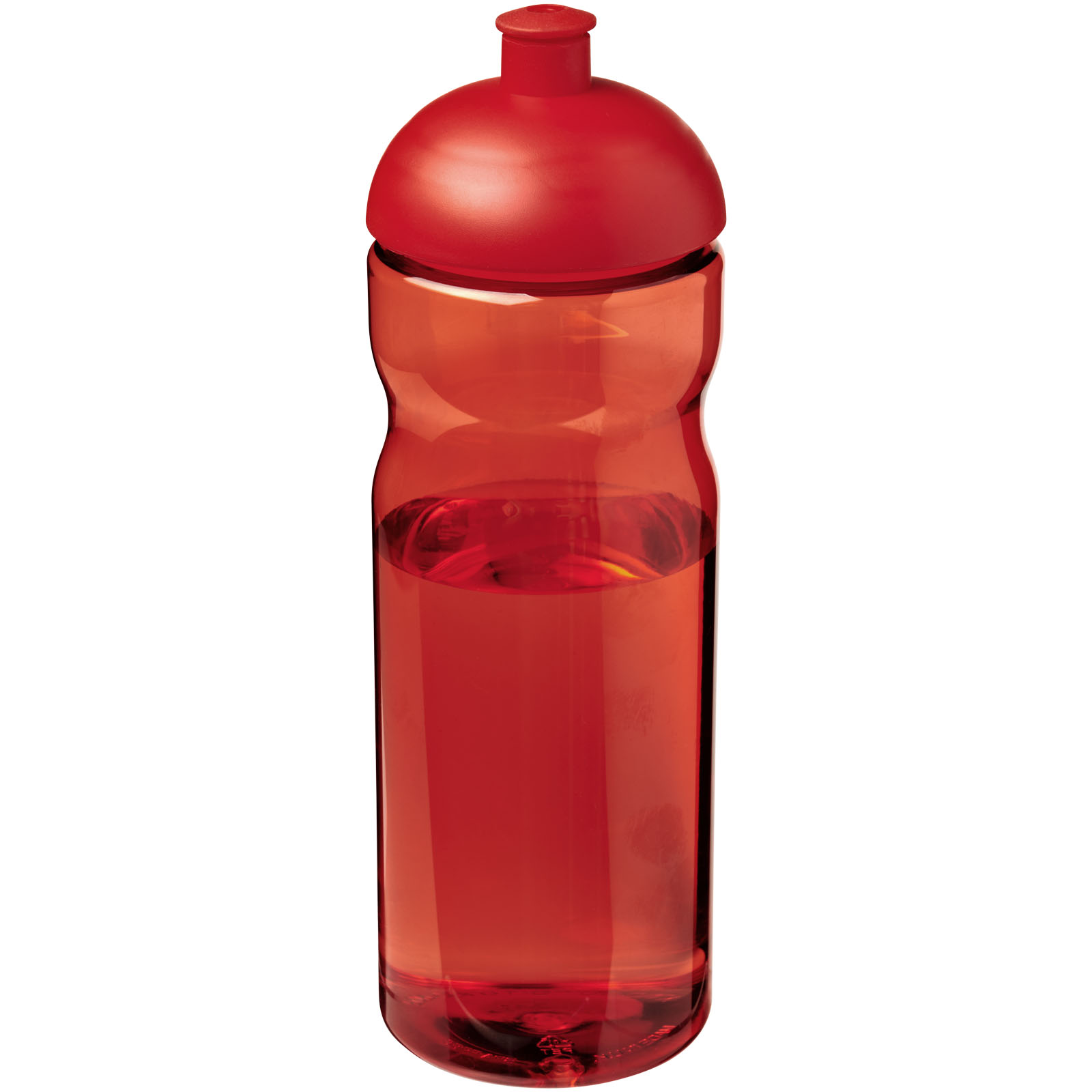 Bidon H2O Base® o pojemności 650 ml z wypukłym wieczkiem P069240C czerwony