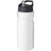 Bidon H2O Base® o pojemności 650 ml z wieczkiem z słomką P069269C biały / czarny