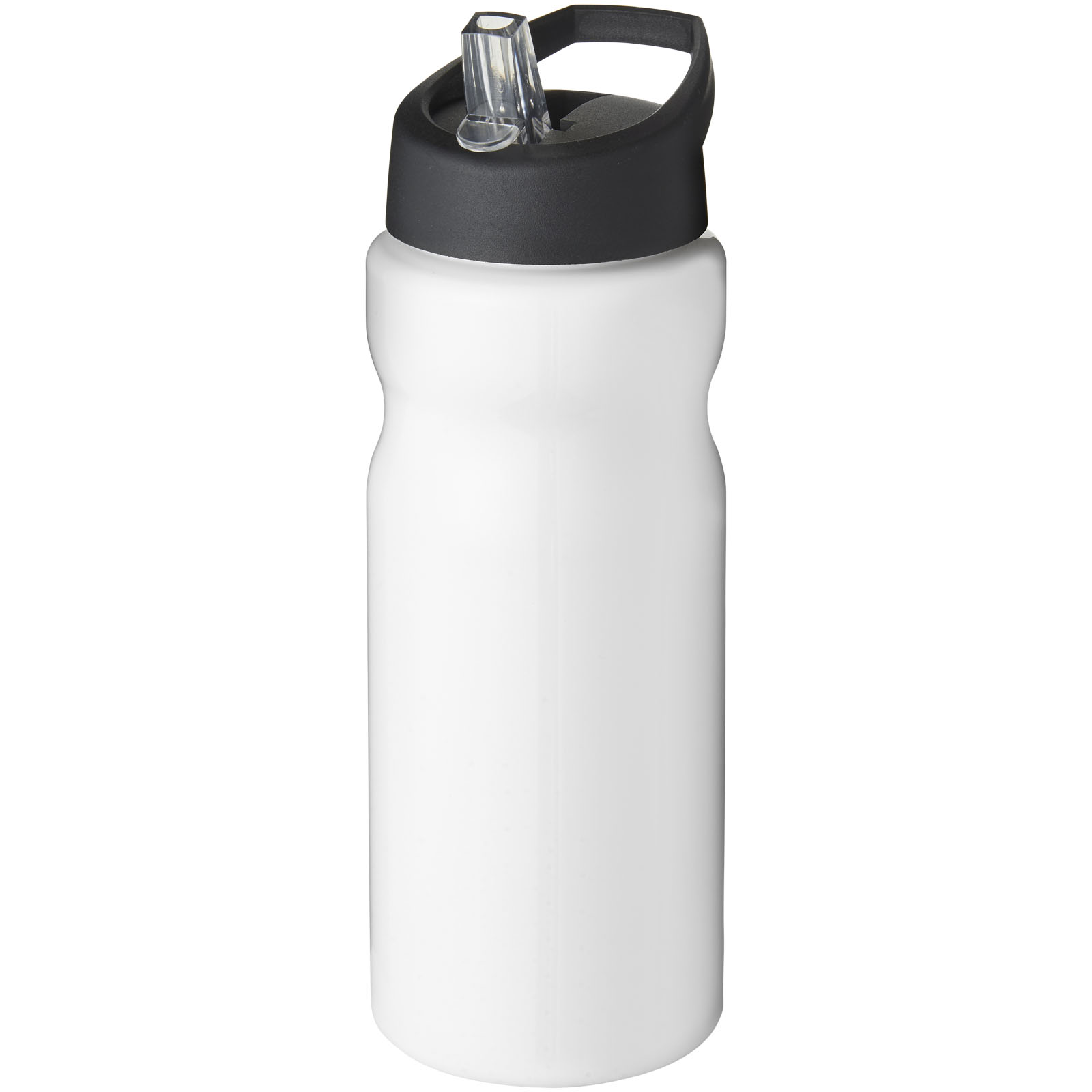 Bidon H2O Base® o pojemności 650 ml z wieczkiem z słomką P069269C biały / czarny