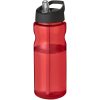 Bidon H2O Base® o pojemności 650 ml z wieczkiem z słomką P069269C czerwony / czarny