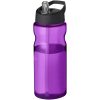 Bidon H2O Base® o pojemności 650 ml z wieczkiem z słomką P069269C fioletowy / czarny