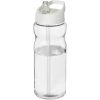 Bidon H2O Base® o pojemności 650 ml z wieczkiem z słomką P069269C przezroczysty / biały