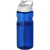 Bidon H2O Base® o pojemności 650 ml z wieczkiem z słomką P069269C niebieski / biały