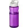 Bidon H2O Base® o pojemności 650 ml z wieczkiem z słomką P069269C fioletowy / biały
