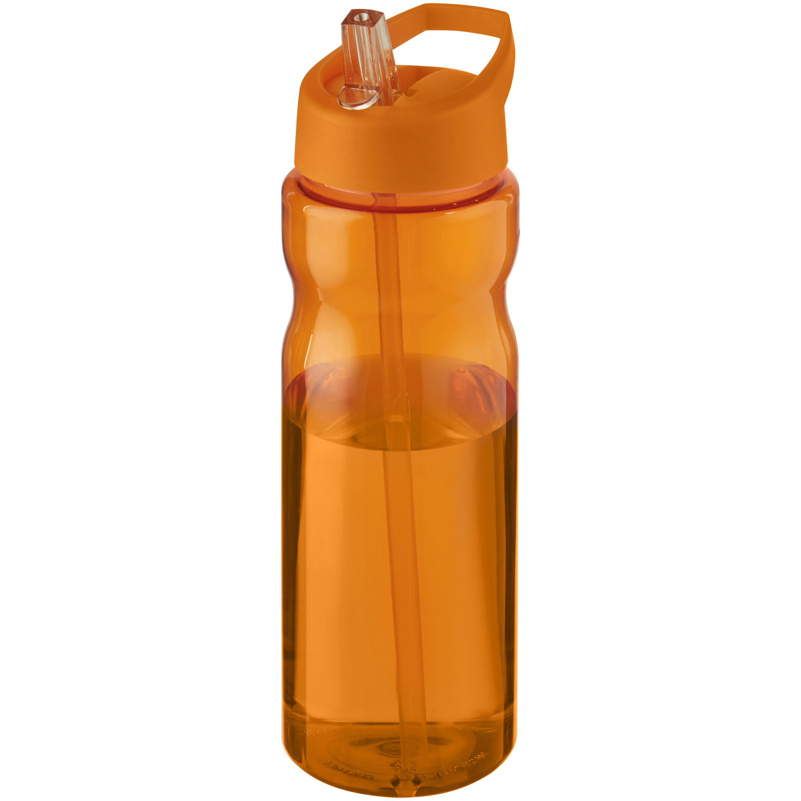 Bidon H2O Base® o pojemności 650 ml z wieczkiem z słomką P069269C pomarańczowy