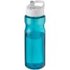 Bidon H2O Base® o pojemności 650 ml z wieczkiem z słomką P069269C błękitny / biały
