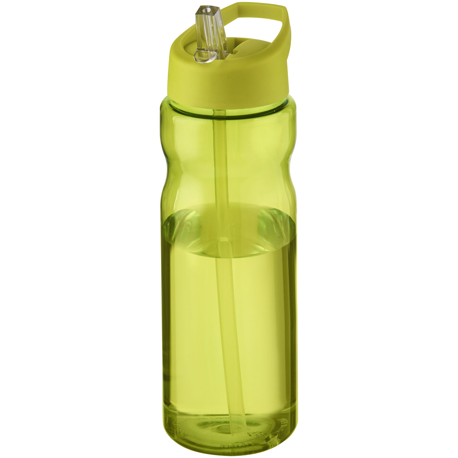Bidon H2O Base® o pojemności 650 ml z wieczkiem z słomką P069269C limonka