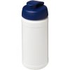 Bidon Baseline® Plus o pojemności 500 ml z wieczkiem zaciskowym P069330C biały / niebieski