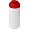 Bidon Baseline® Plus o pojemności 500 ml z wieczkiem zaciskowym P069330C biały / czerwony