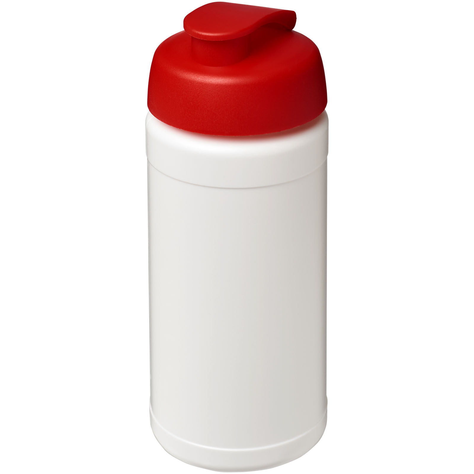 Bidon Baseline® Plus o pojemności 500 ml z wieczkiem zaciskowym P069330C biały / czerwony